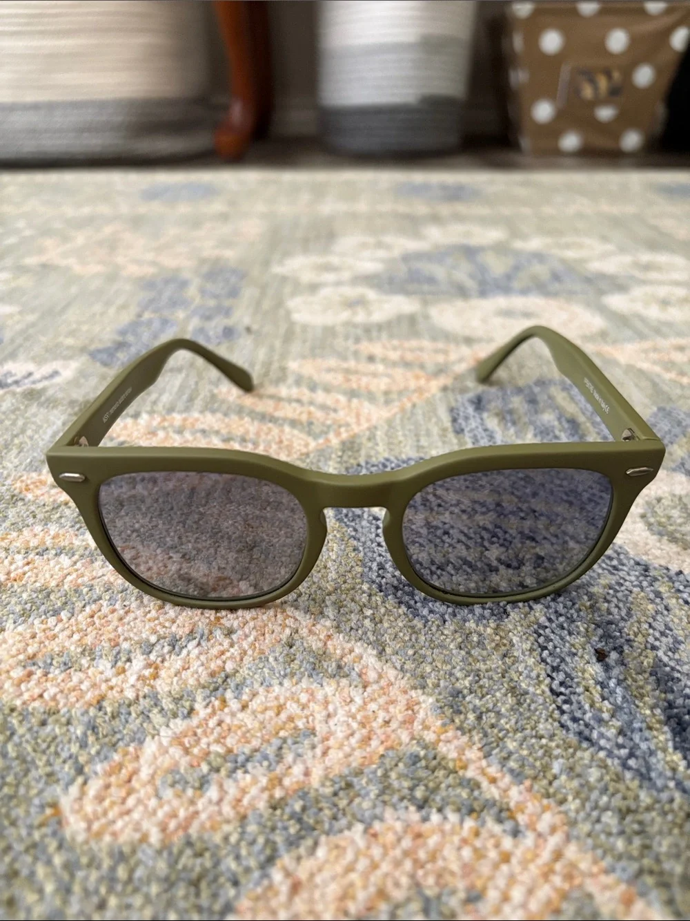 Spektre Matte Olive Green Memento Sunglasses Grey Lenses Made in Italy 🇮🇹